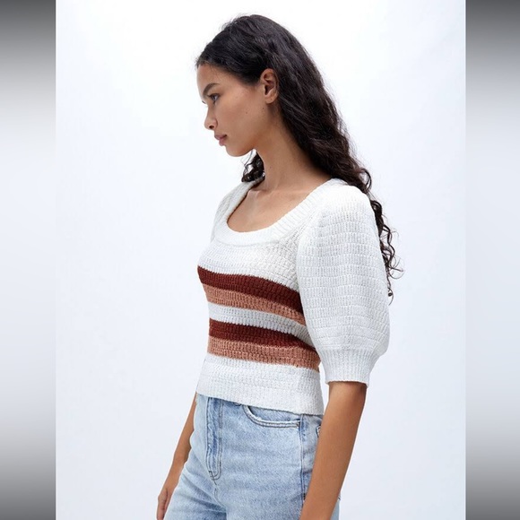 MINKPINK Kashan Stripe Knit Top - Picture 2 of 4